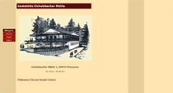Desktop Screenshot of eichelsbachermuehle.de